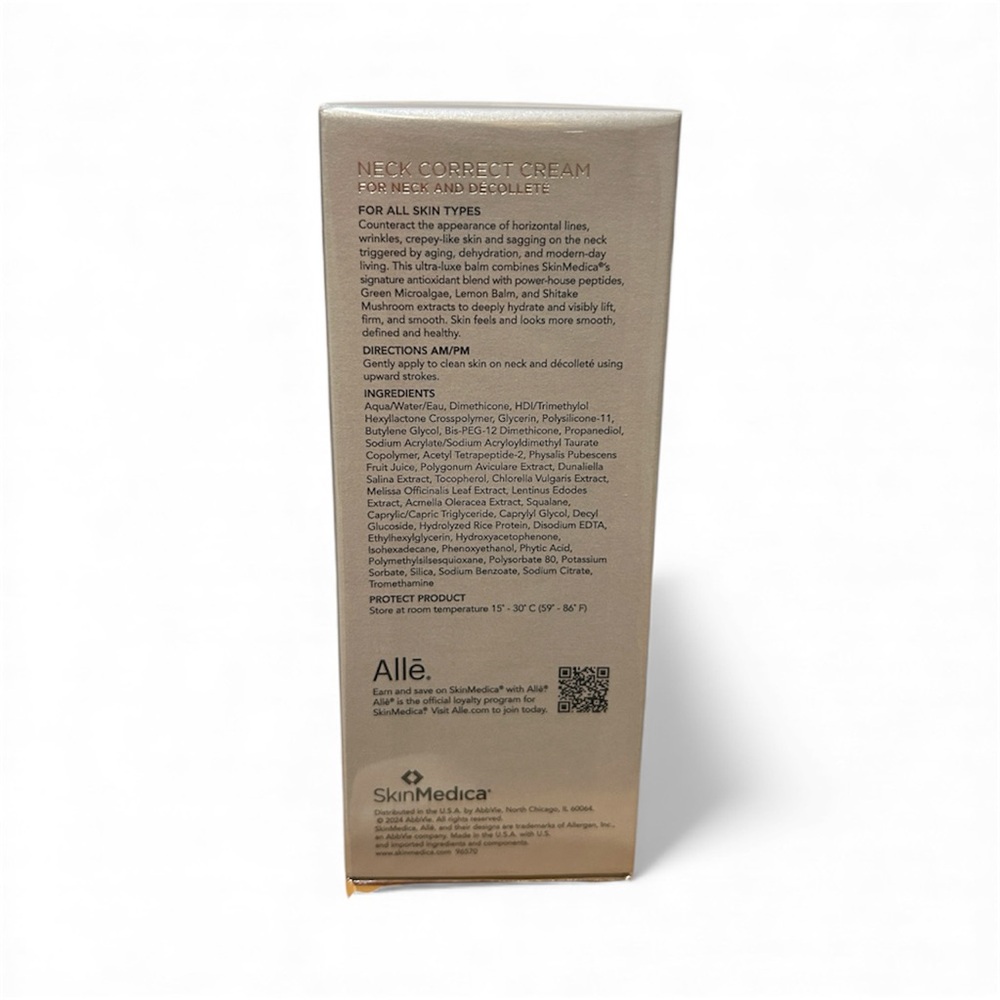SkinMedica Neck Correct Cream New In Box Sealed Cellophane - Picture 3 of 7